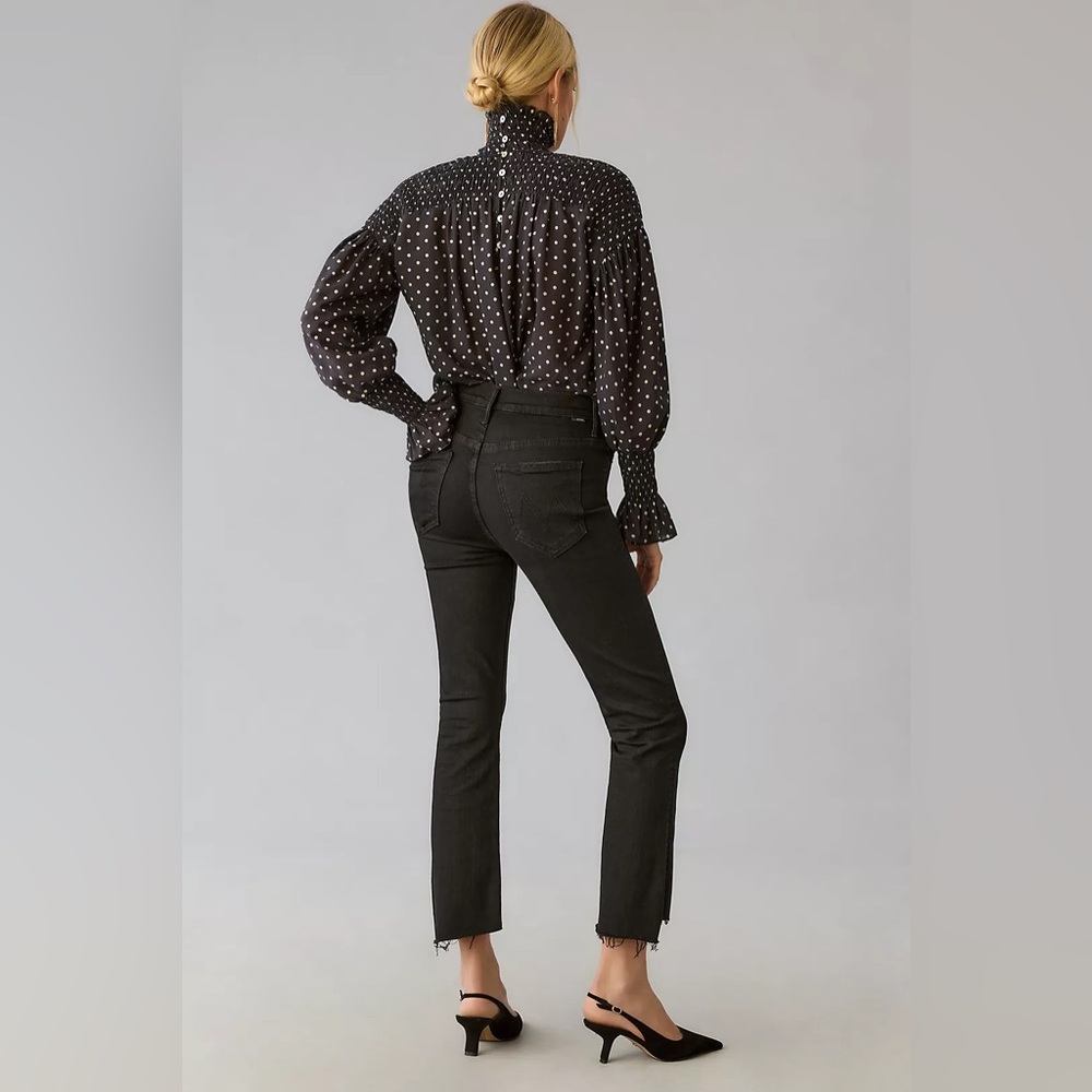 MOTHER The Insider Crop Step Fray Jeans in Not Guilty Size 29 - Picture 2 of 15